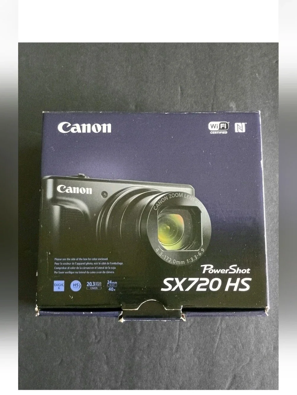 Canon PowerShot SX720 HS 20.3MP Digital Camera Black w/40x Zoom Bundle See Descr